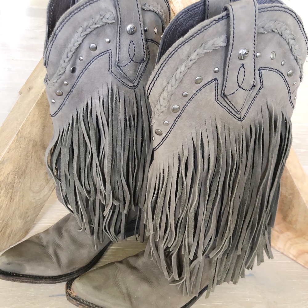Liberty Black Fringe Boots